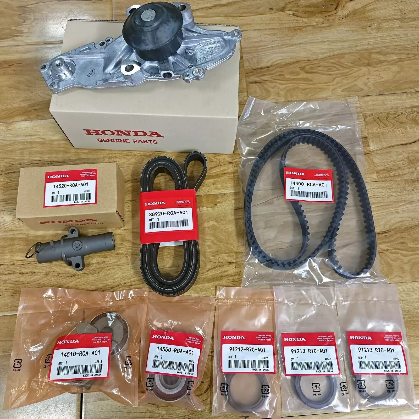Genuine OEM Timing Belt Kit with Water Pump For HONDA / ACURA Accord Odyssey V6