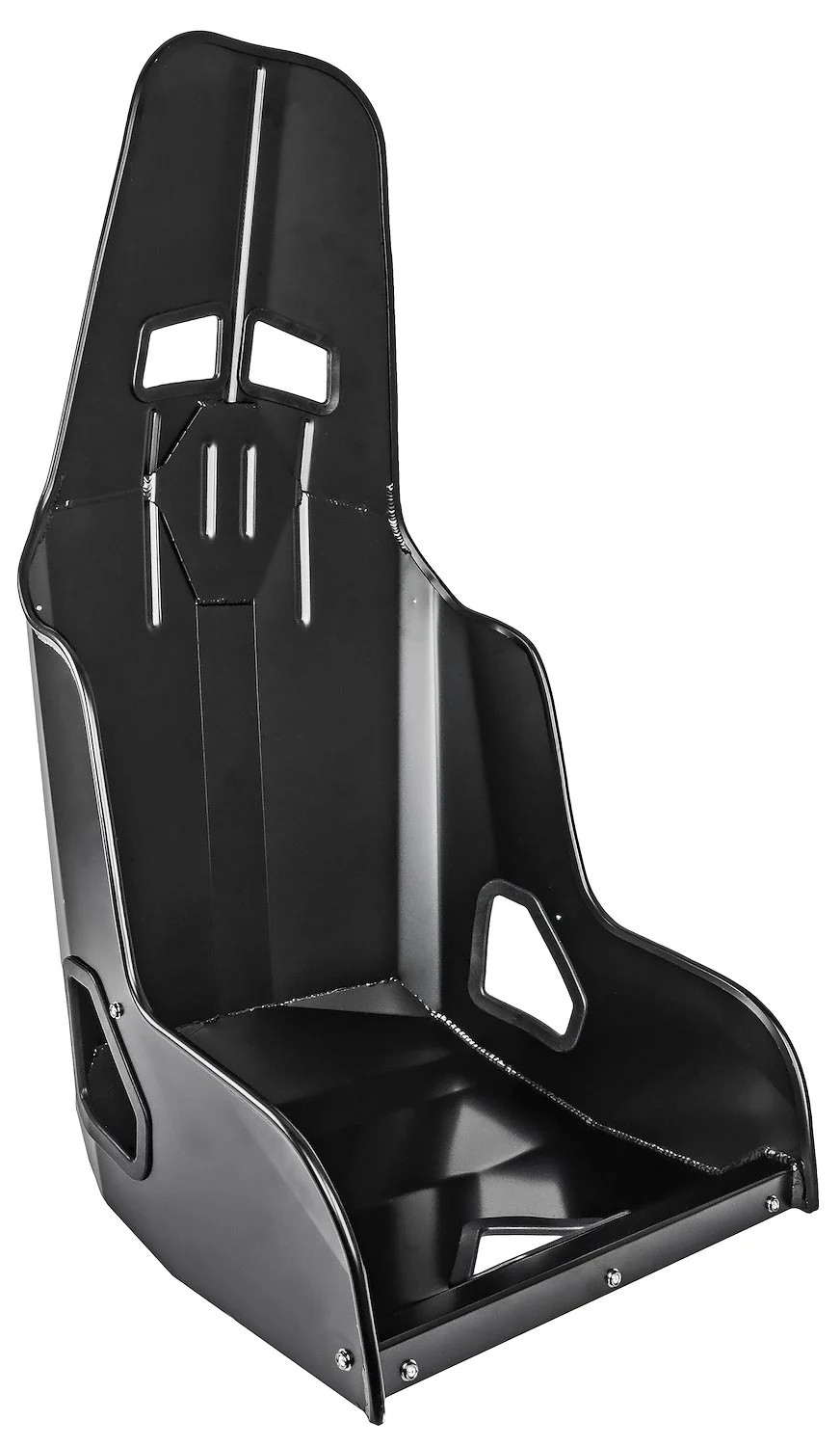JEGS Aluminum Racing Seat, Black [17 in. Hip Width]