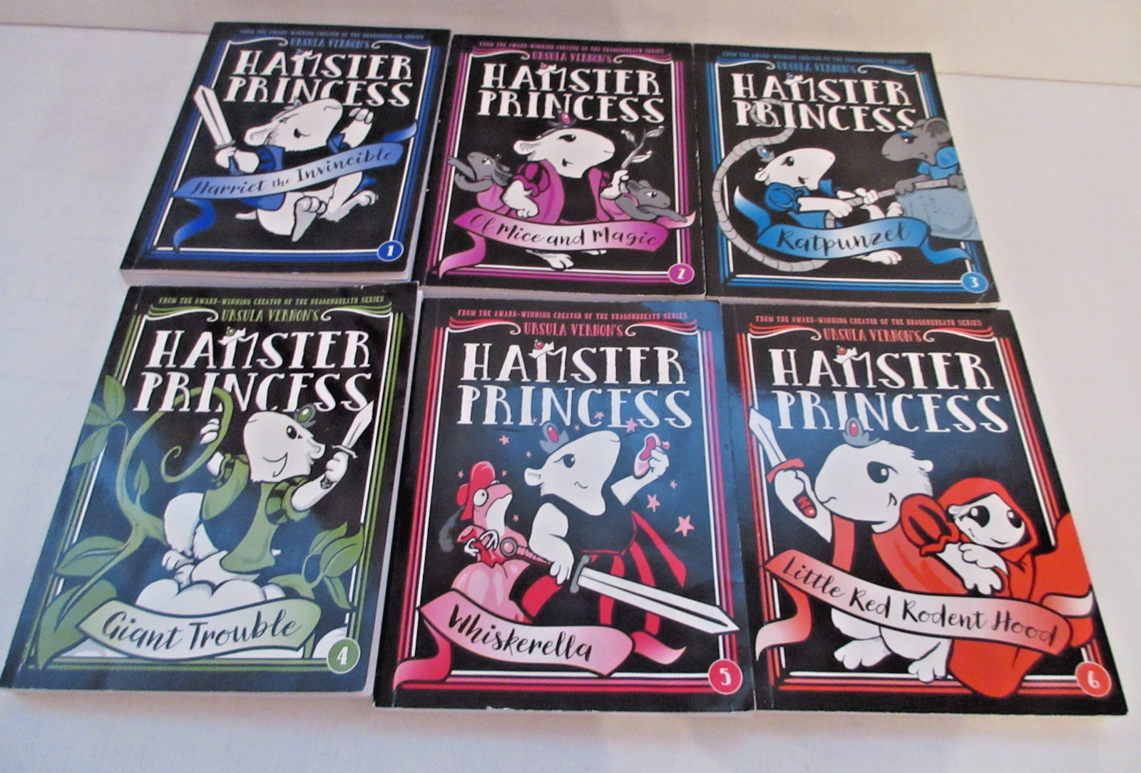 Hampster Princess 1-6 Ursula Vernon Book Lot Of 6 Book Bundle