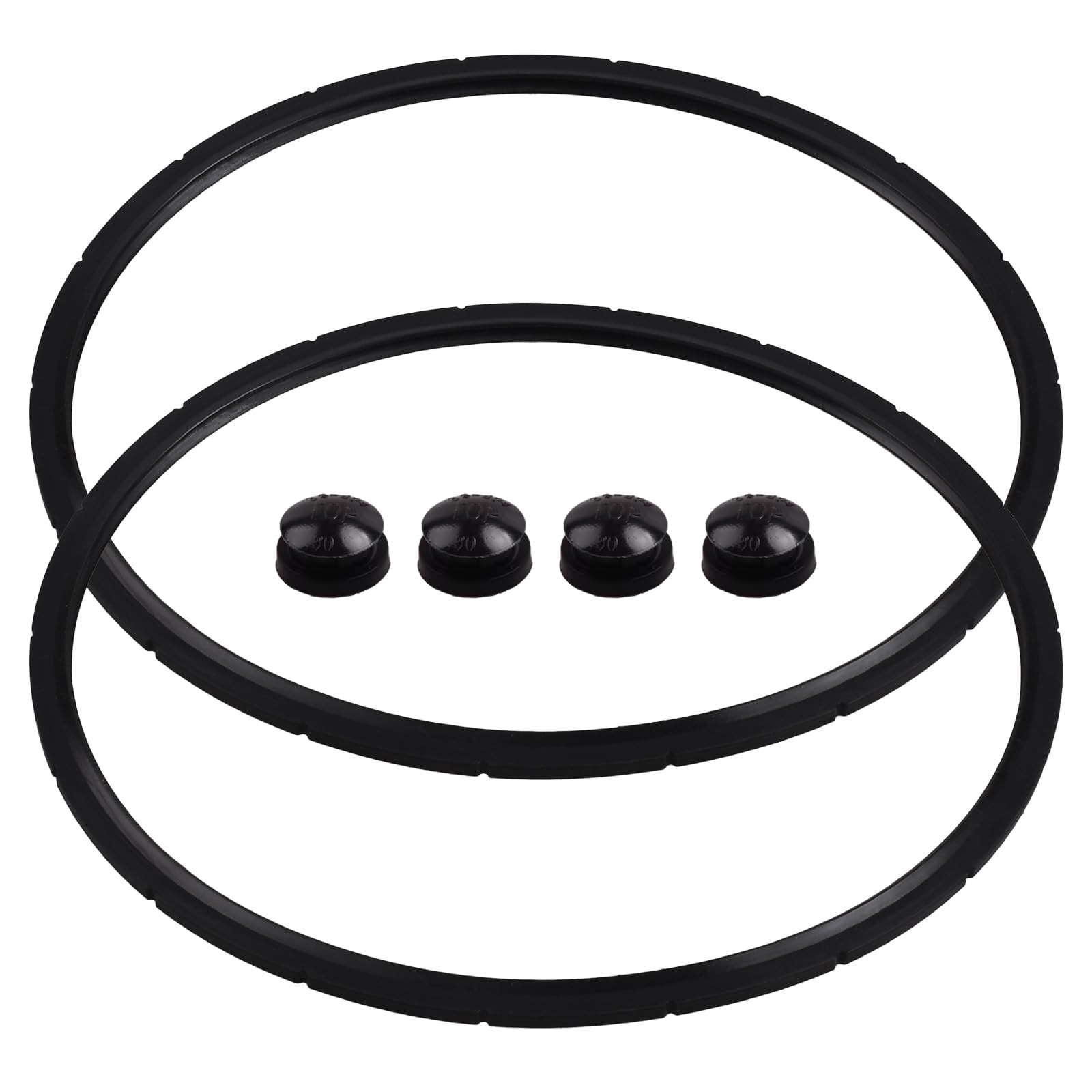 09985 Pressure Canner Sealing Ring Set for Presto 16 18 23 Quart 2PCS, Black 09985 Pressure Canner Sealing Ring Set for Presto 16 18 23 Quart 2PCS, Black