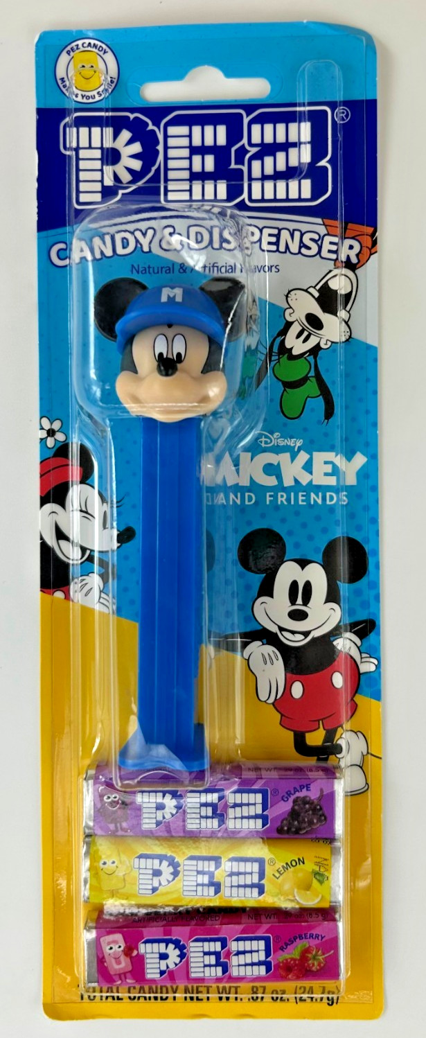 🔥🔥DISNEY MICKEY MOUSE & FRIENDS PEZ DISPENSER MICKEY W/ BASEBALL HAT🔥🔥 🔥🔥DISNEY MICKEY MOUSE & FRIENDS PEZ DISPENSER MICKEY W/ BASEBALL HAT🔥🔥