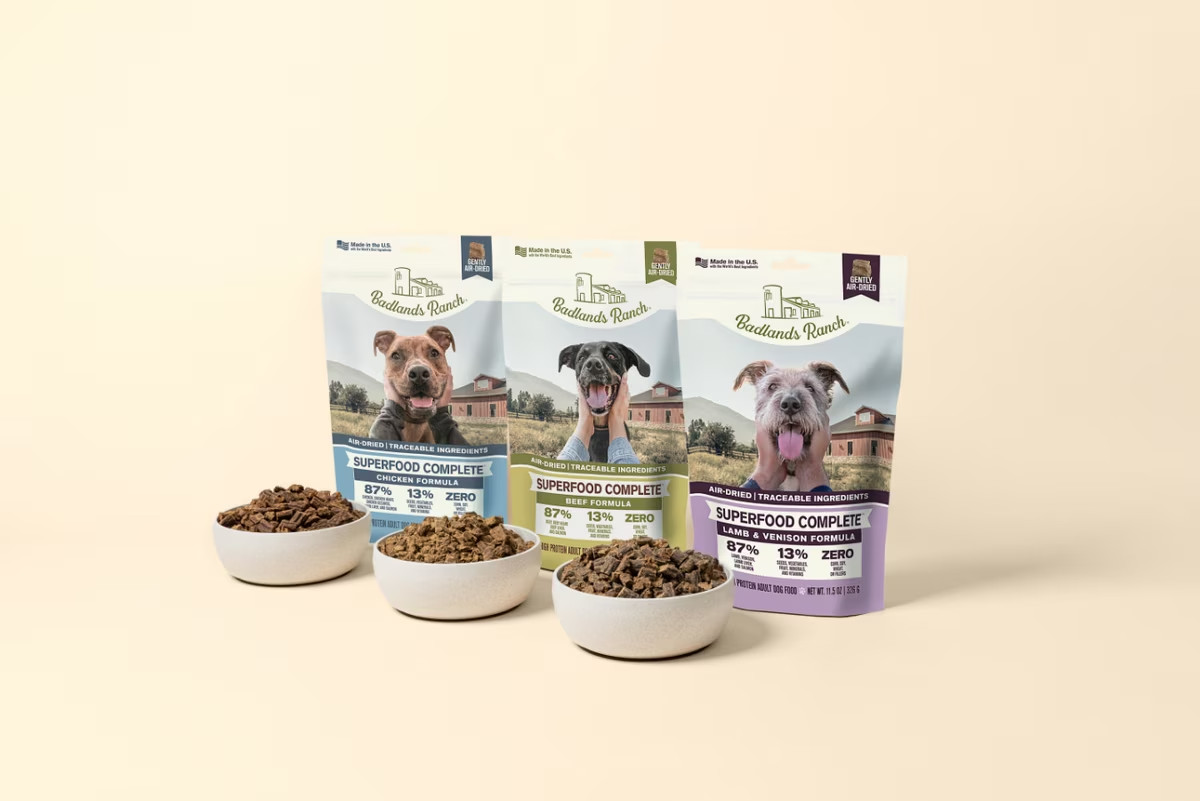 Badlands Ranch Superfood Complete Variety Pack Grain-Free Dog Food, 3x11.5-oz