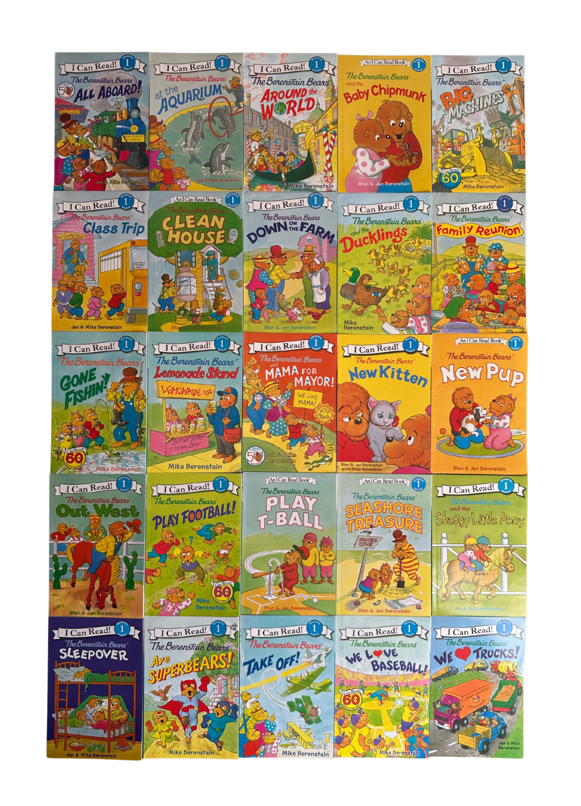 Berenstain Bears Children’s Books I Can Read Beginning Readers Lot 25