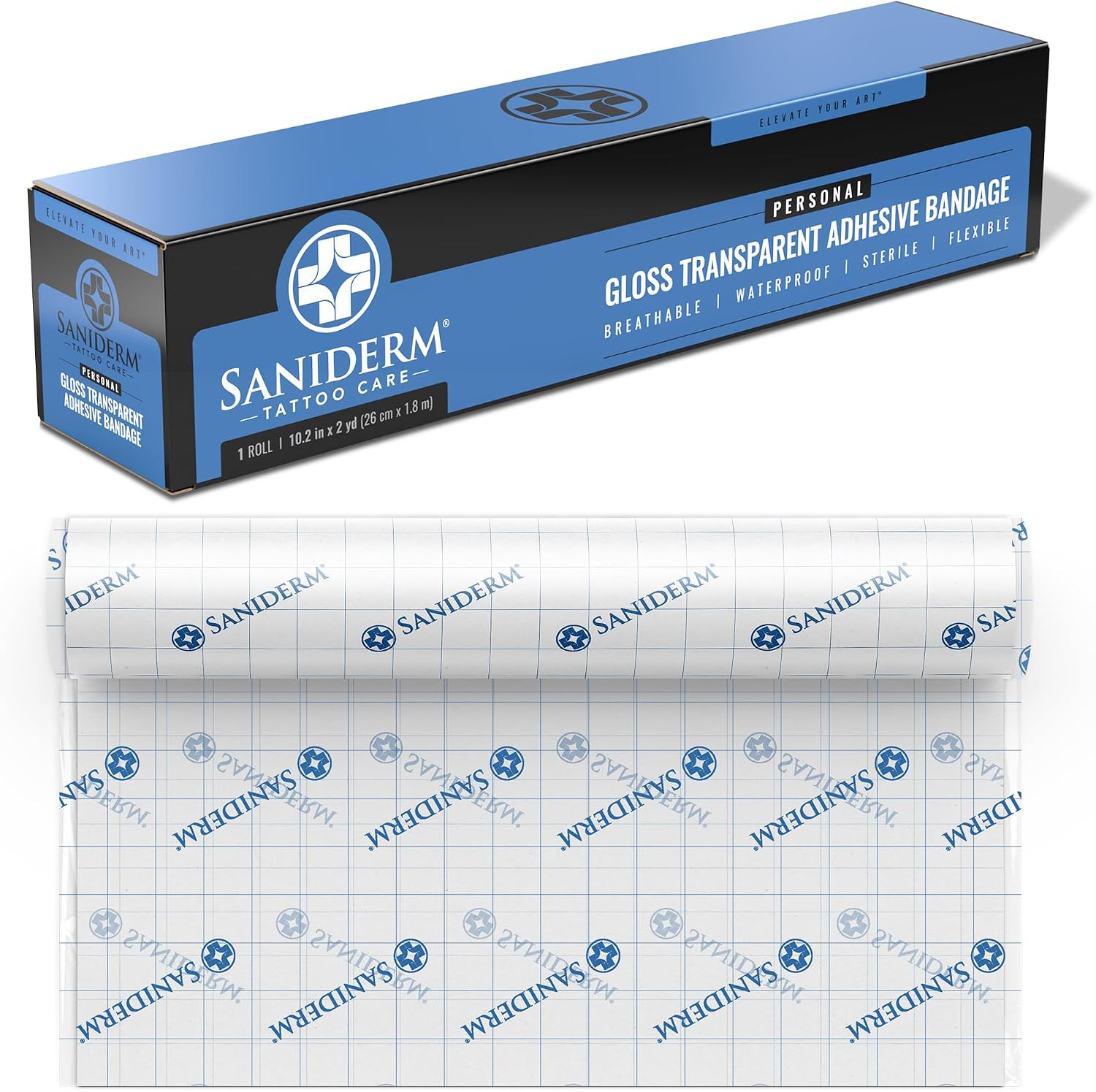 - Tattoo Aftercare Bandage Personal Pack - 10.2 in X 2 Yd - Tattoo Aftercare Bandage Personal Pack - 10.2 in X 2 Yd