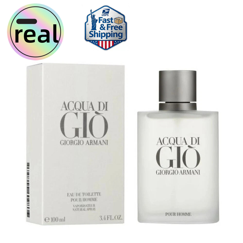 New with box Acqua Di Gio 3.4oz EDT Gift Spray For Men Fast Shipping-US