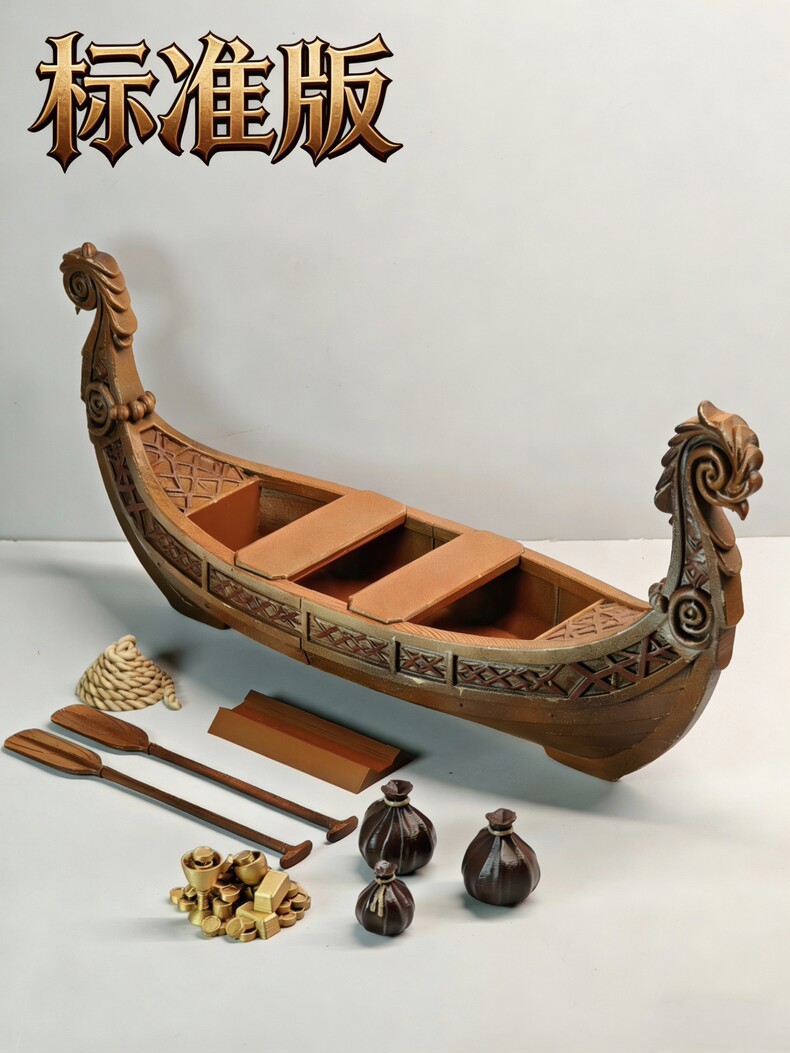Handmade 1/12 Viking Ship Scene Props Accessories for 6\'\'/7\ Handmade 1/12 Viking Ship Scene Props Accessories for 6\'\'/7\