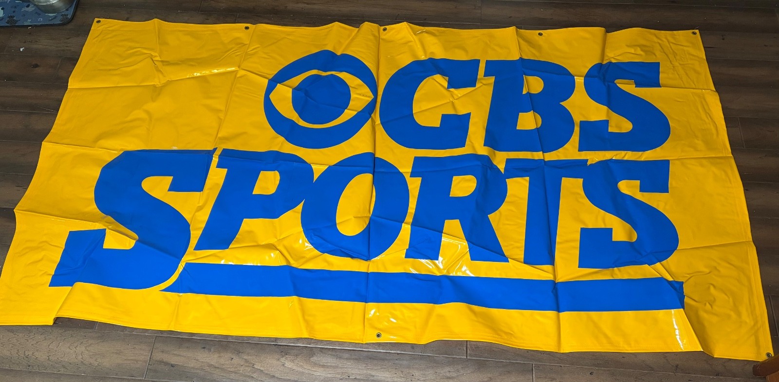 Vintage 1990s CBS Sports Banner 90\
