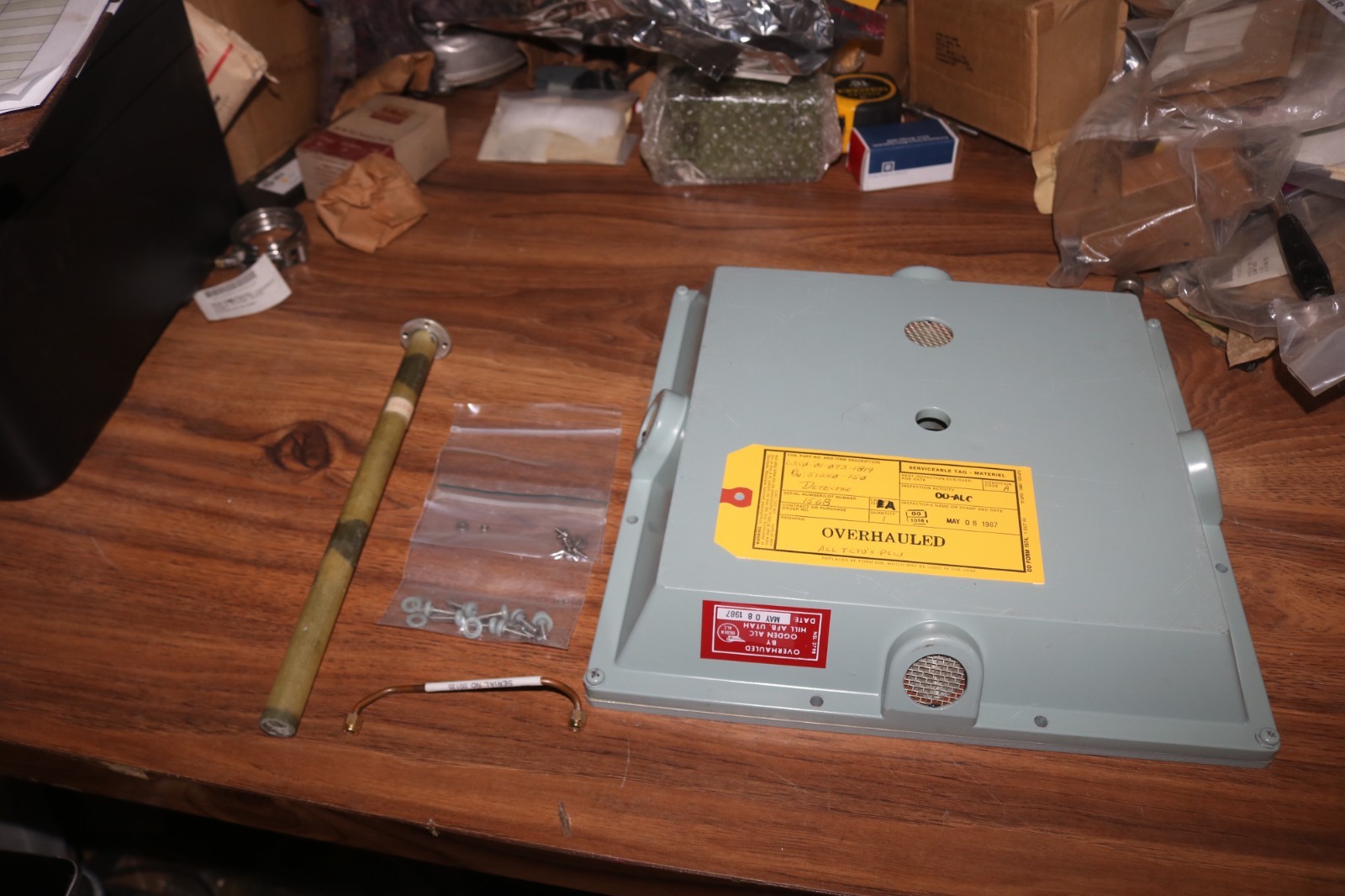 NOS vintage USAF base security motion detector unit 51240-150 6350-01-073-1819 NOS vintage USAF base security motion detector unit 51240-150 6350-01-073-1819