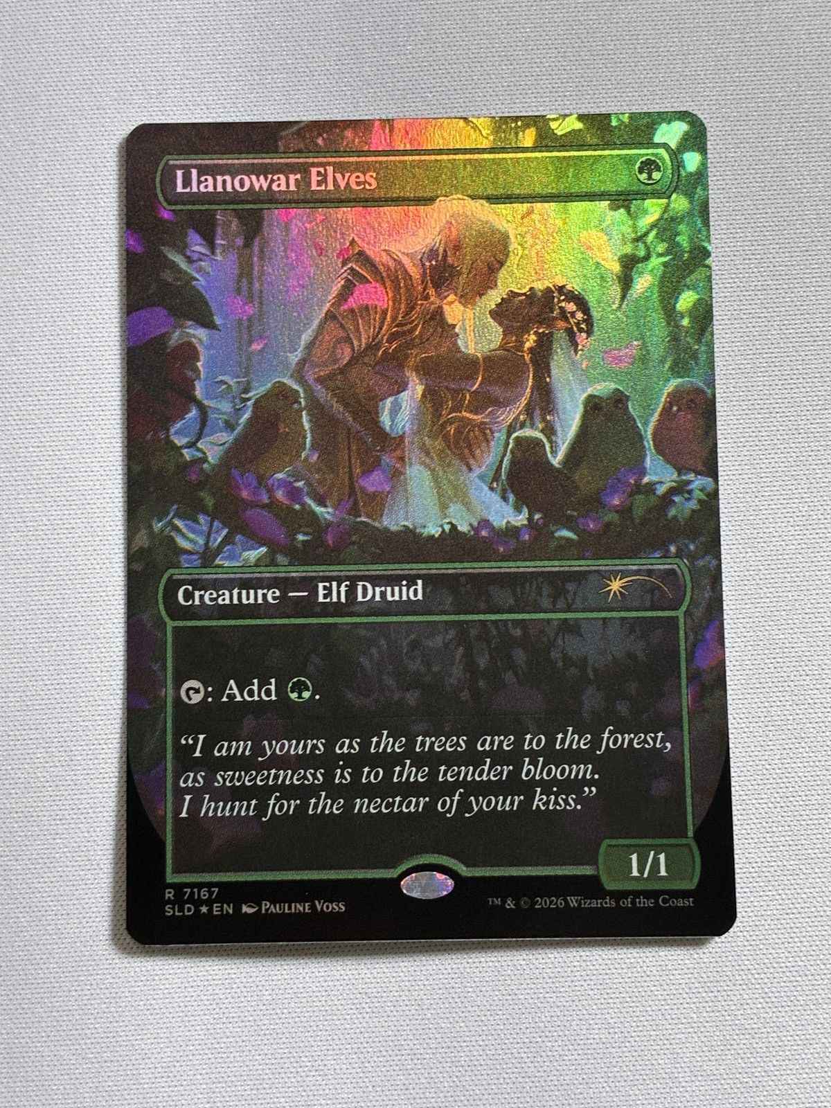 Magic the Gathering MTG Secret Lair Their Magic is Limitless LLANOWAR ELVES Foil
