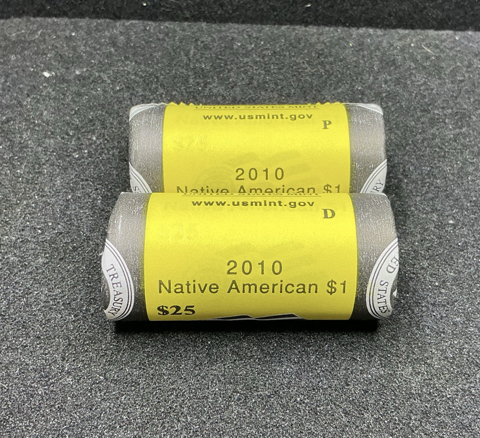 2010 P & D Native American Dollar Rolls Sacagawea Great Law of Peace $50 US Mint