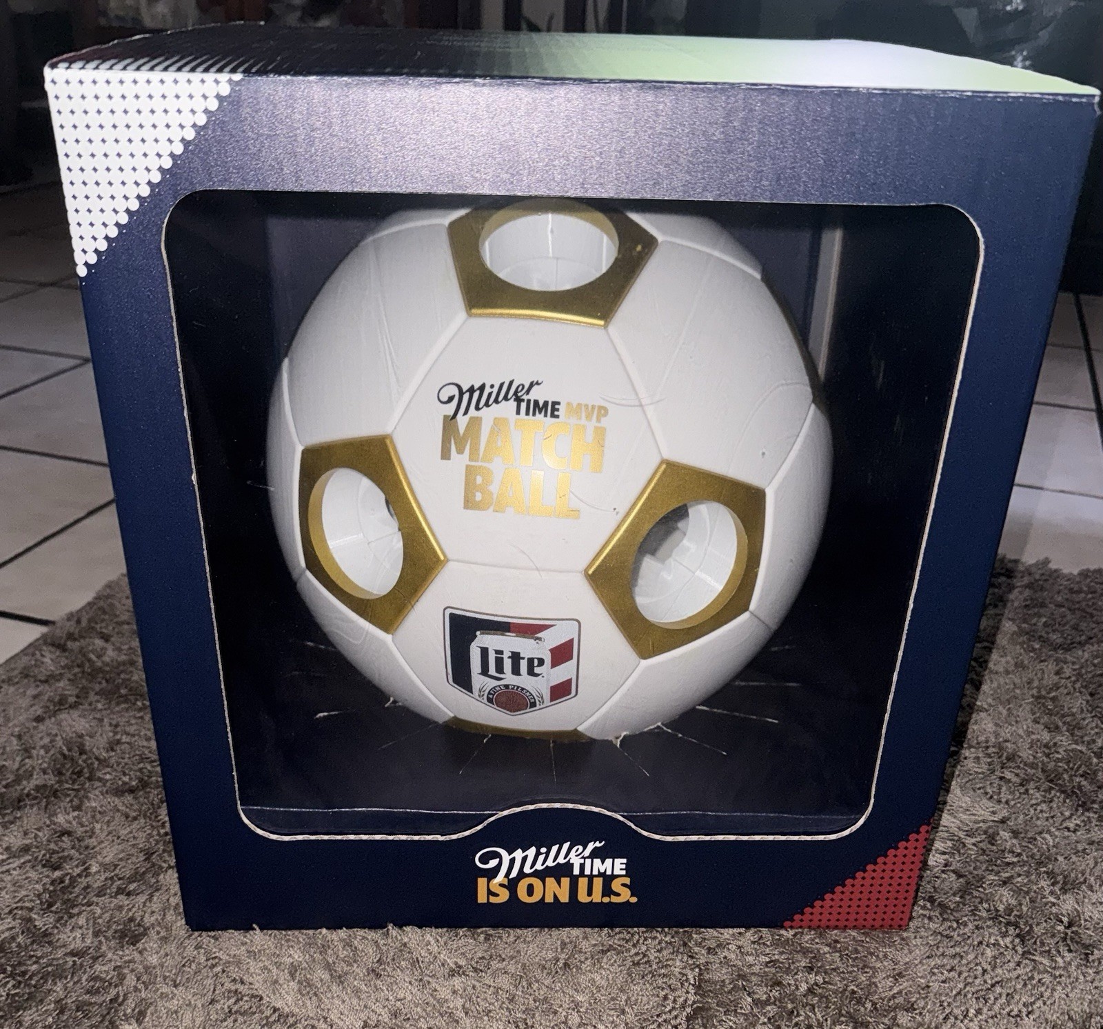 Miller Lite MVP Match Ball Beer Holder