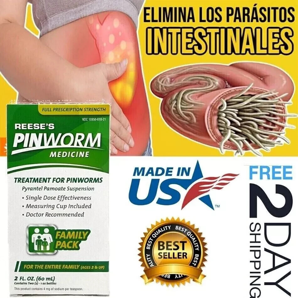 MEJOR MATADOR DE PARASITOS Y SUS HUEVOS GUSANOS EN EL ESTOMAGO EN HUMANOS#1 - US