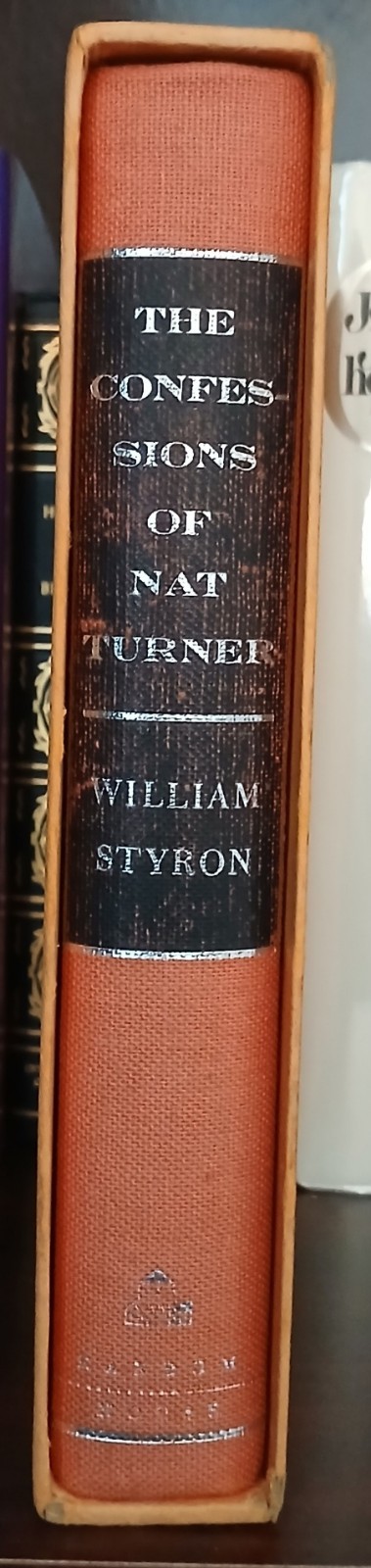 William Styron The Confessions Of Nat Turner Signed Numbered Limited Edition 