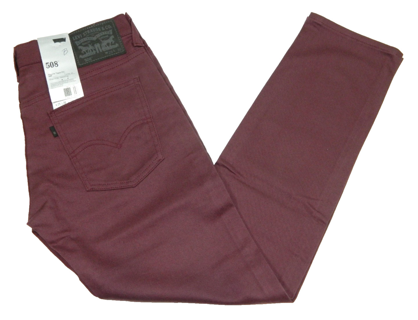Men\'s Levi\'s Jeans NEW 508 Regular Taper Fit Tag 29x30 measured size 29x29
