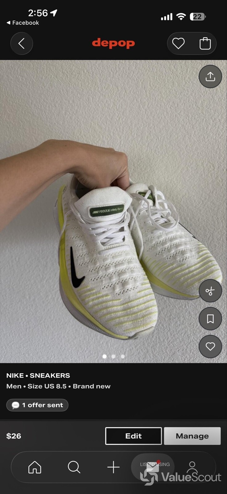 Nike ReactX Infinity Run 4 White 2023–2024 Nike ReactX Infinity Run 4 White 2023–2024