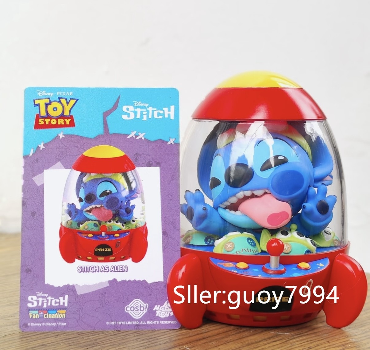 Stitch As Alien Hottoys Pixar Toy Story Stitch Cosbi Collection Mini Figure
