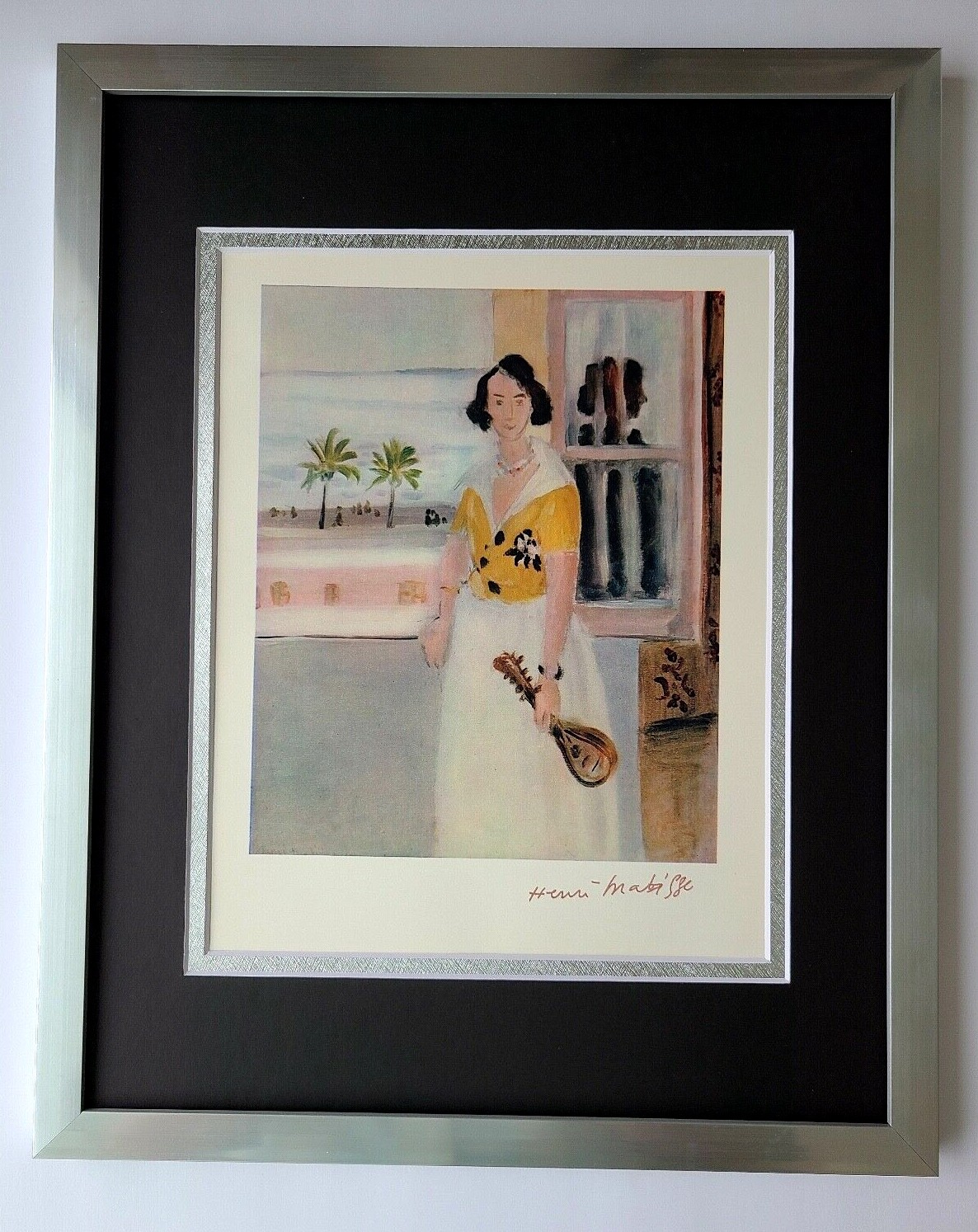 HENRI MATISSE 1948 AWESOME SIGNED PRINT + FRAMED HENRI MATISSE 1948 AWESOME SIGNED PRINT + FRAMED