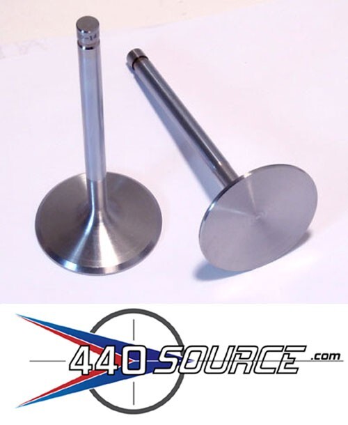 Oversize Stainless Valves 2.14 1.81 Fits Edelbrock ProMaxx etc. Mopar 383 440 