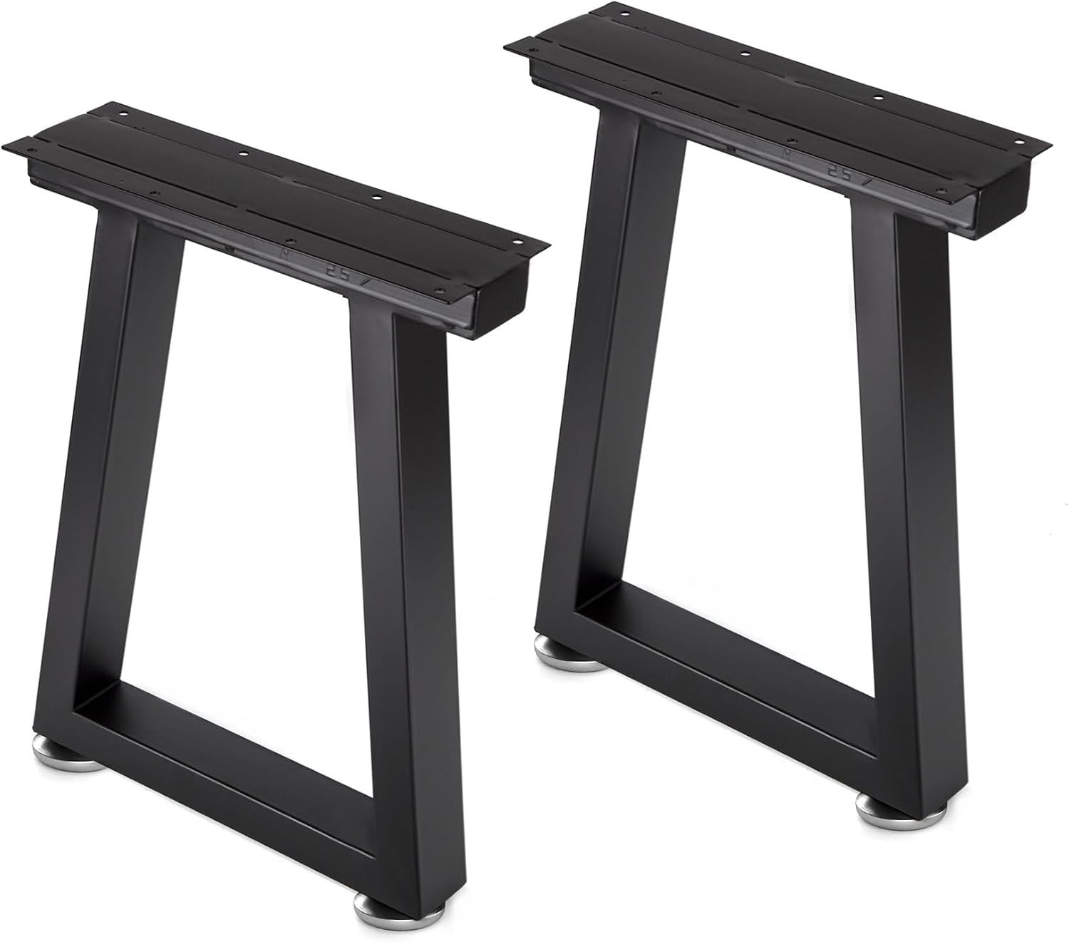 16 Inch Metal Bench Legs, Heavy Duty Coffee Table Legs, Trapezoid