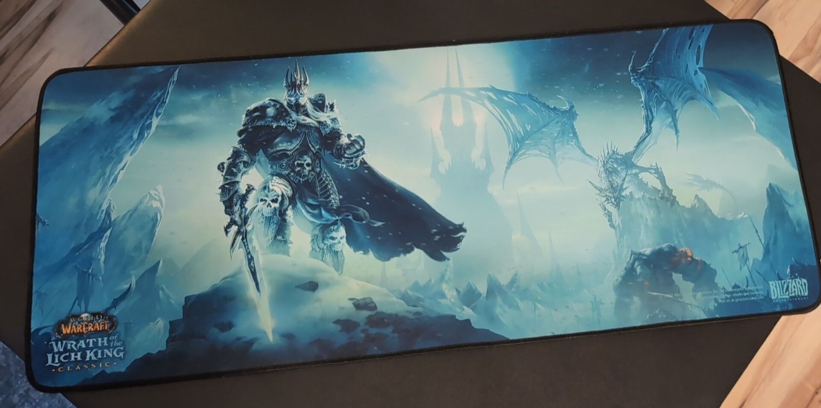 Blizzard World of Warcraft Lich King Classic Mouse Pad Desk Mat - Official Gear