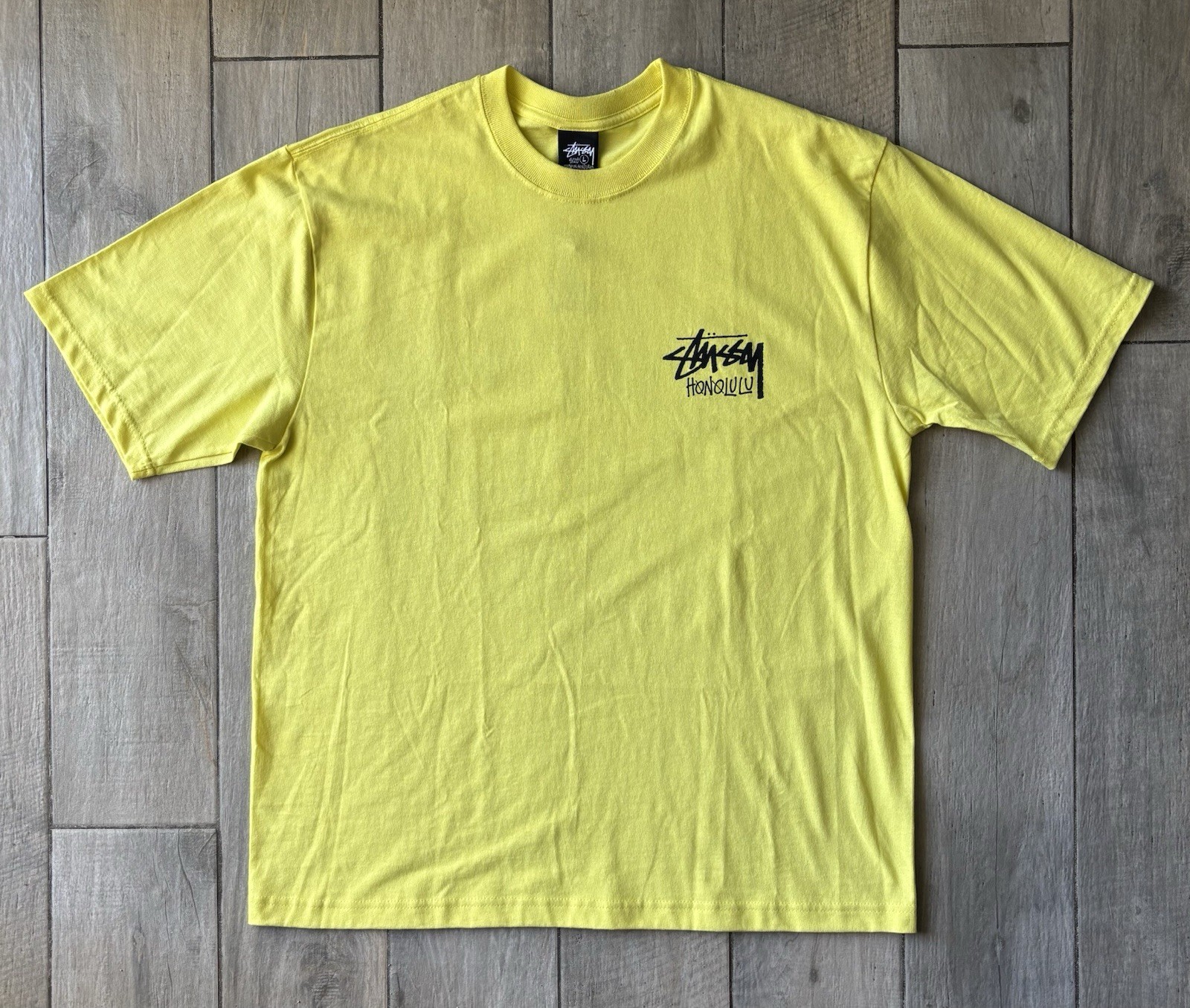 Stussy Honolulu Chapter Lemon T-Shirt Large ποΈ Stussy Honolulu Chapter Lemon T-Shirt Large ποΈ