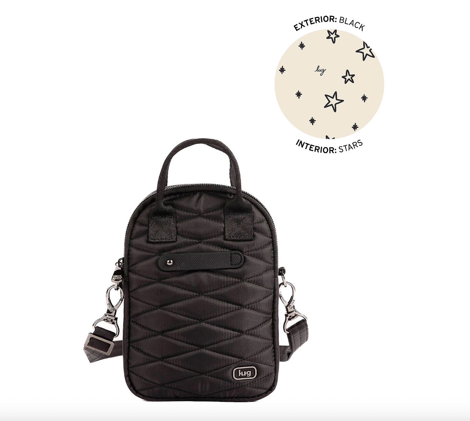 Lug Small Crossbody with Top Handles-Jetty LE Lug Small Crossbody with Top Handles-Jetty LE