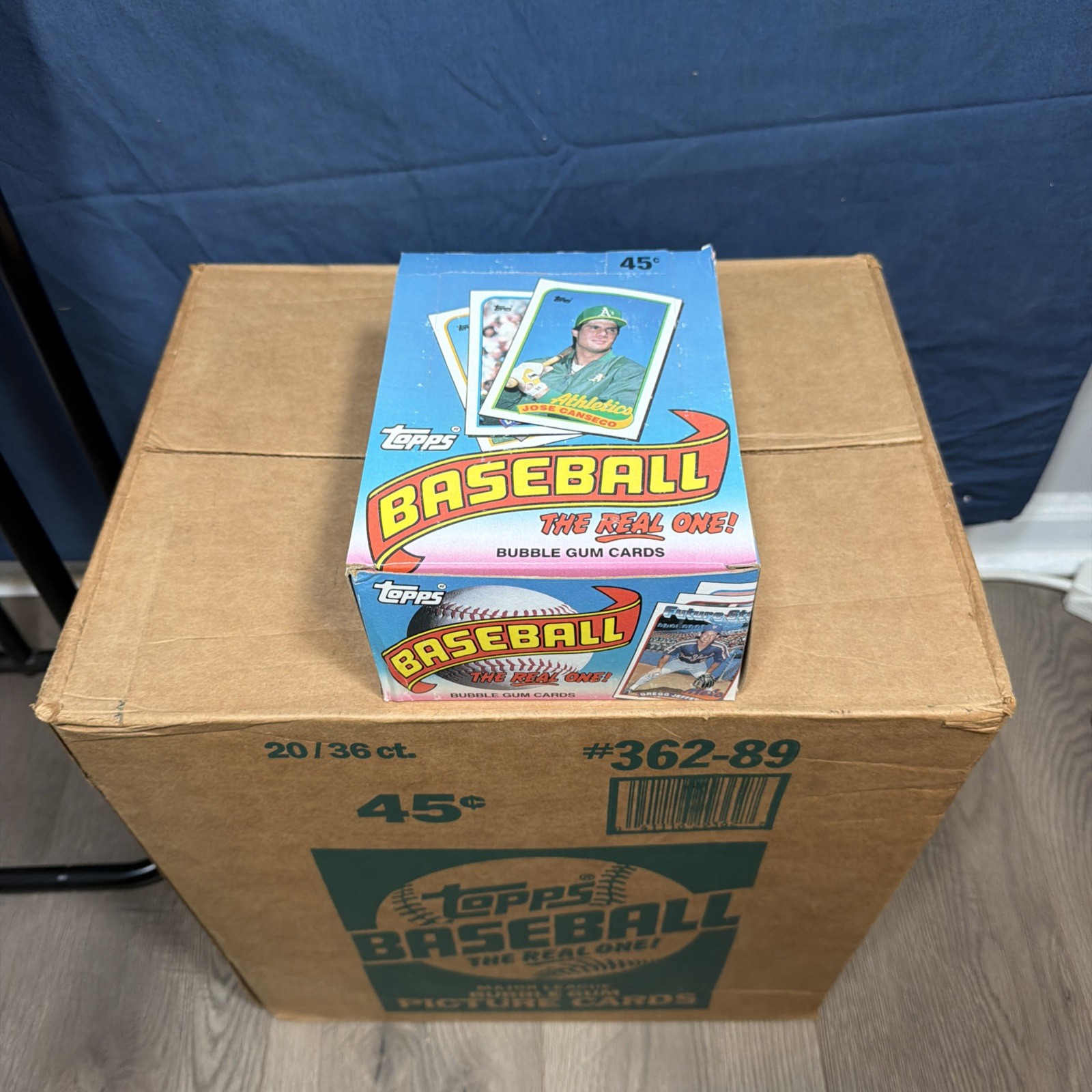 1989 Topps Baseball Cards 36 Sealed Waxed Packs Case Fresh