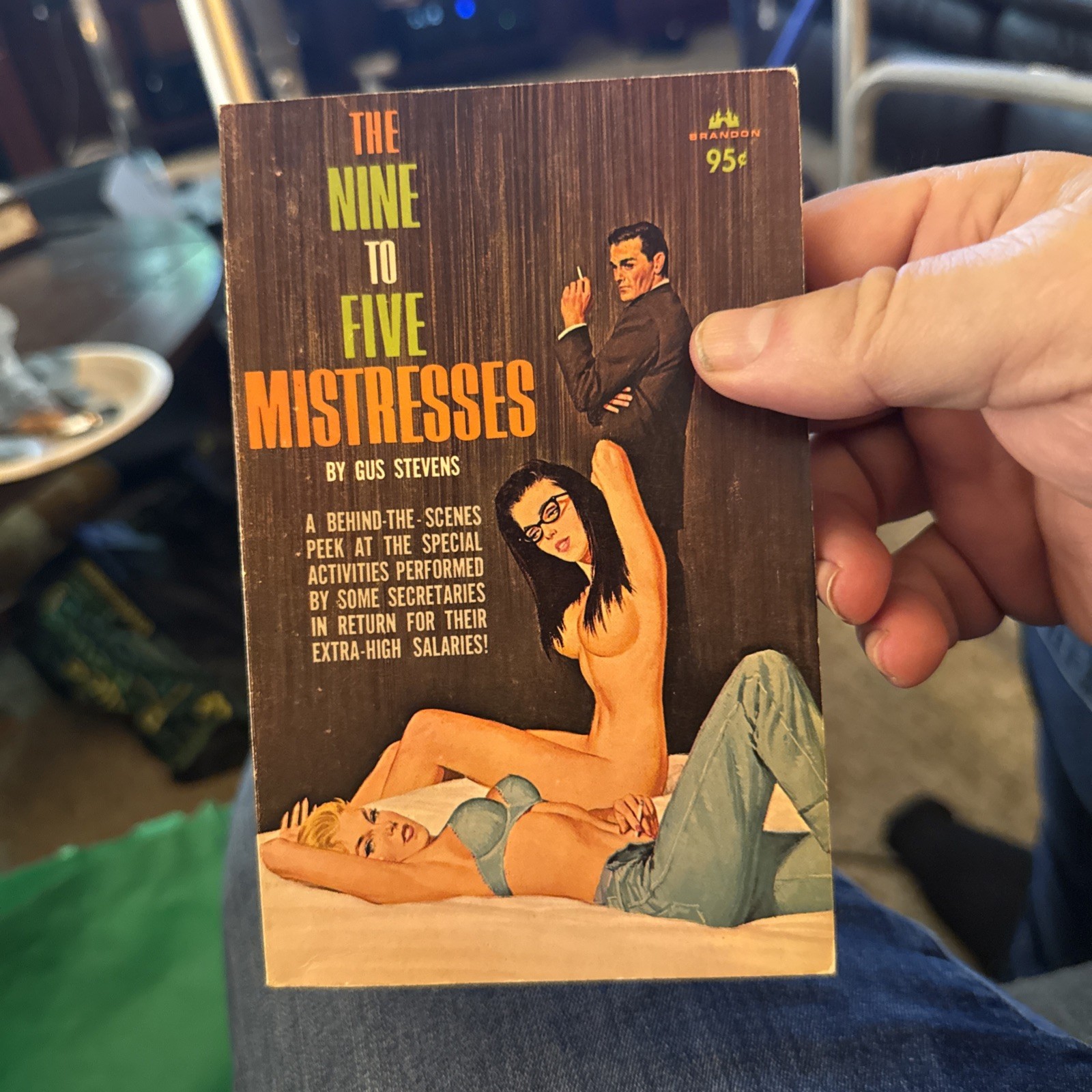 The Nine to Five Mistresses by Gus Stevens Vintage Sleaze Lesbian unread