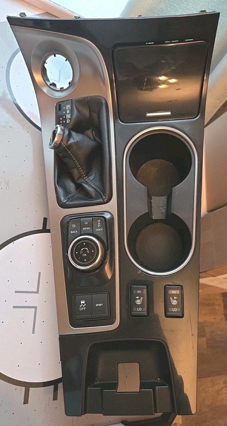 2019-2023 NISSAN MAXIMA CENTER CONSOLE SHIFTER BEZEL COVER TRIM W/ CUPHOLDER OEM