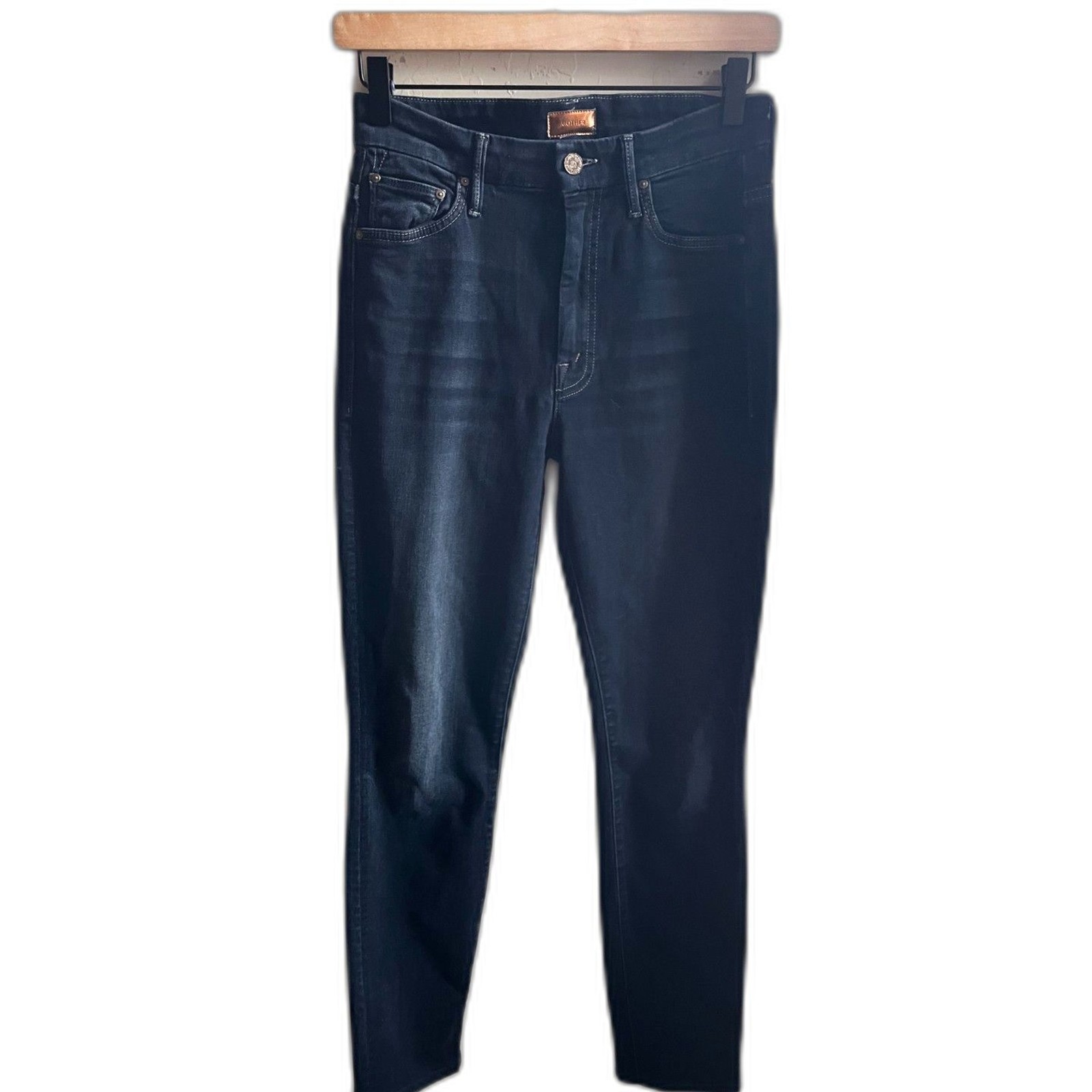 Women\'s Mother High Waisted Looker Coffee Tea and Me Jeans Size 26