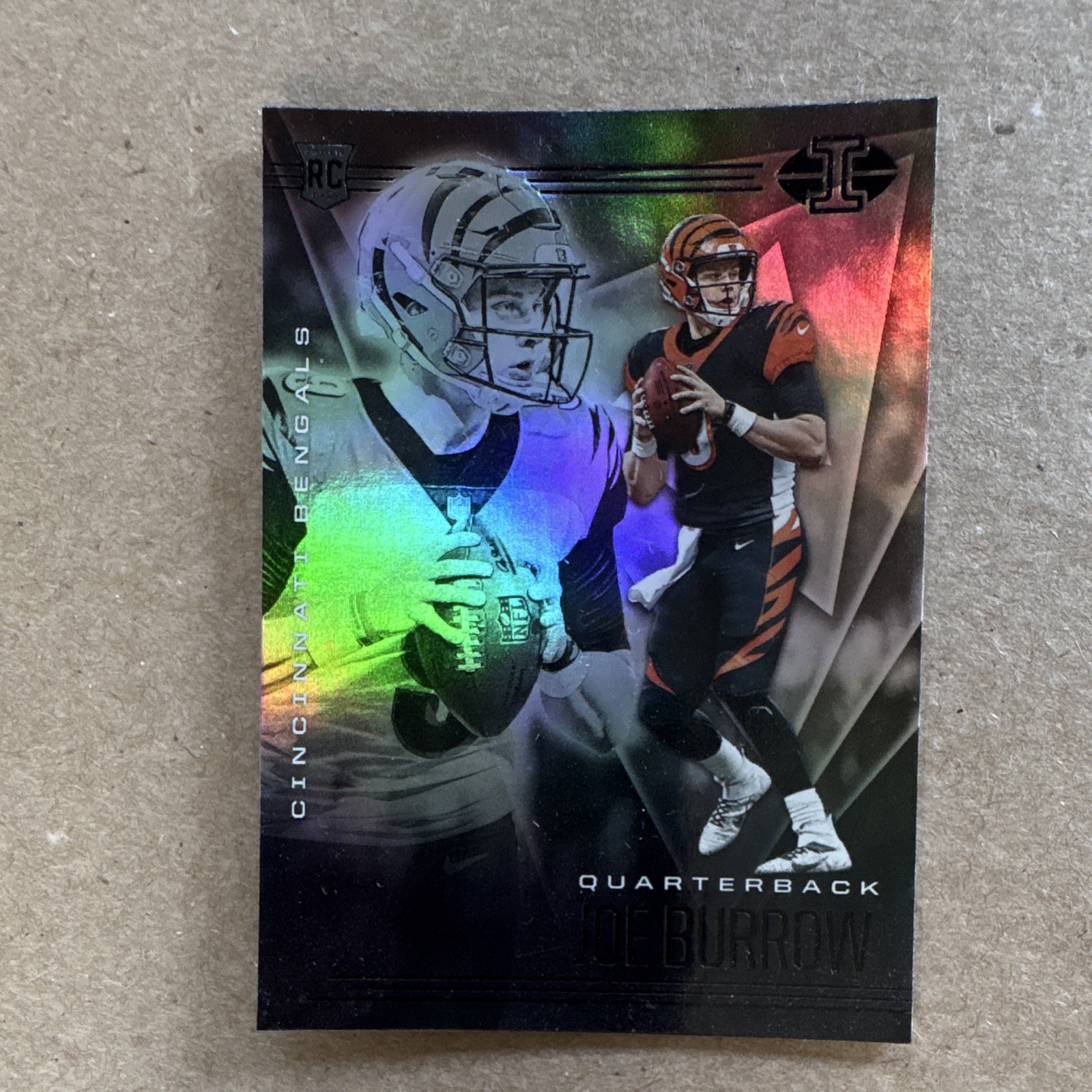 Panini 2020 Illusions Joe Burrow #5 Rookie RC Cincinnati Bengals NFL Card