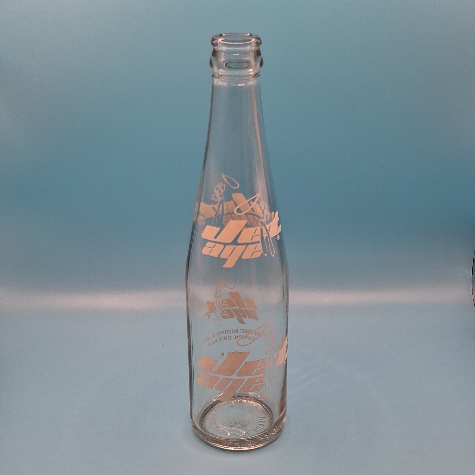 60s JET AGE BEVERAGES 12oz. Btl Sun Crest Dayton, Ohio Retro Mod Hippies peace 