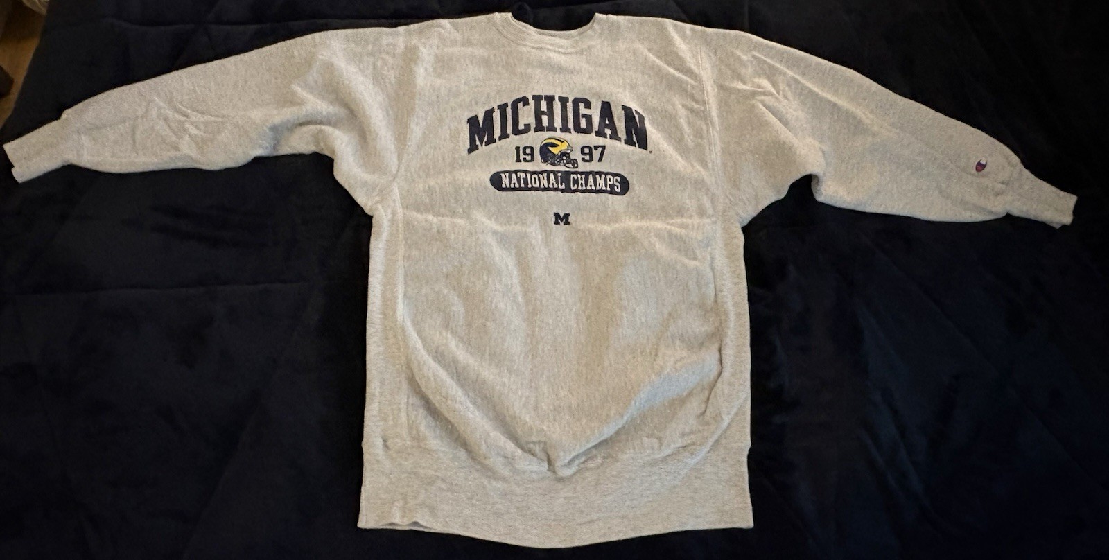 Vintage Champion Reverse Weave Michigan Wolverines XXXL Sweatshirt Mens