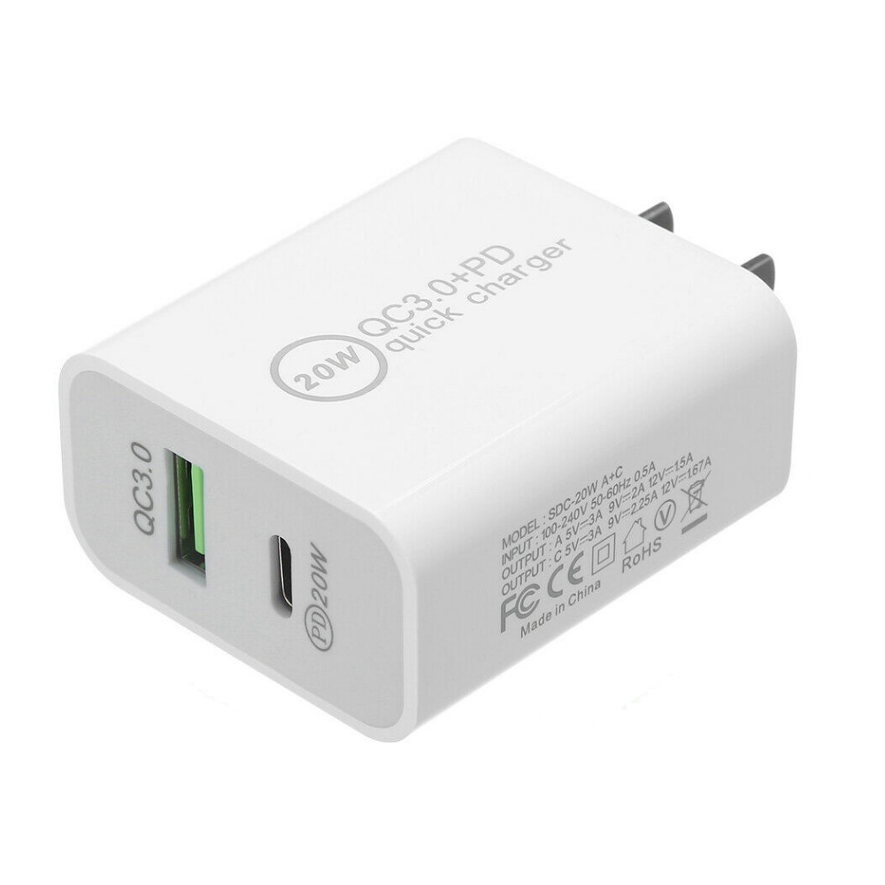 Wholesale 20W USB-C PD Fast Charger Adapter For iPhone 15 14 13 Pro Max Samsung