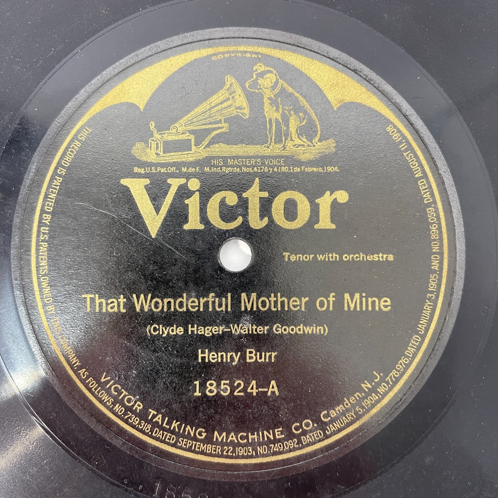 Henry Burr - That Wonderful Mother Of Mine 10