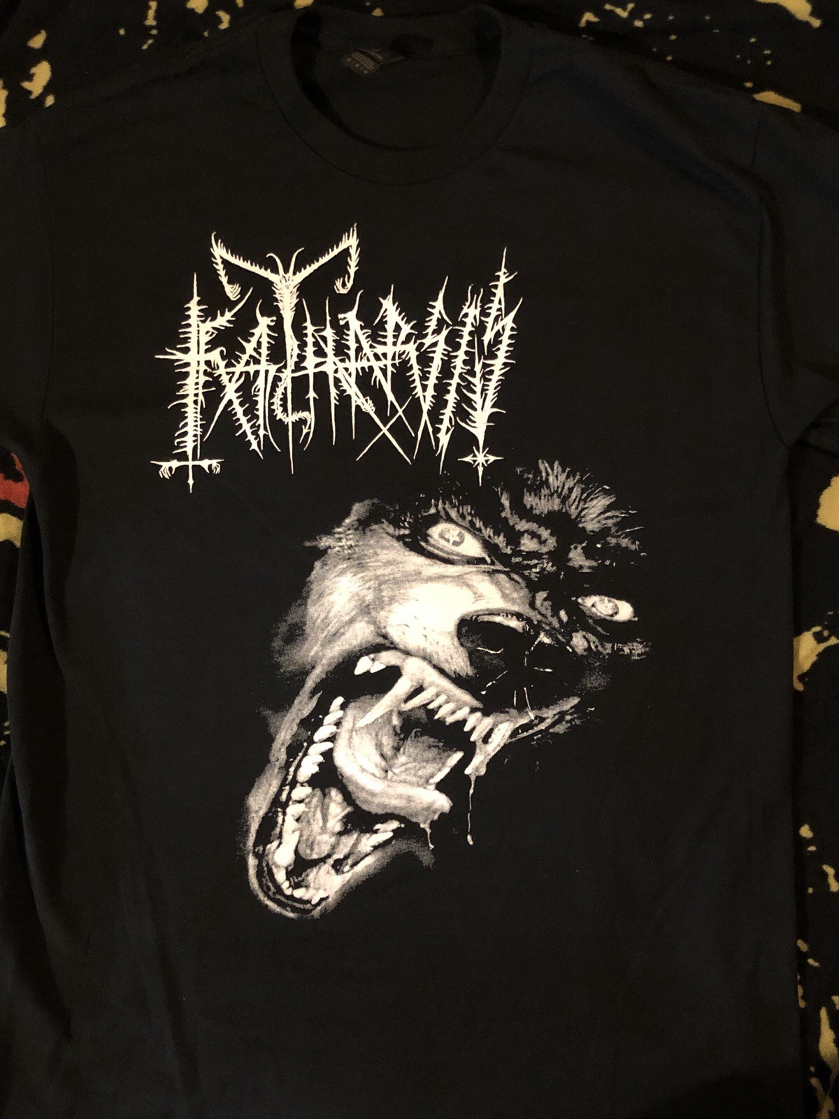 KATHARSIS LARGE SHIRT wolf bathory darkthrone black metal