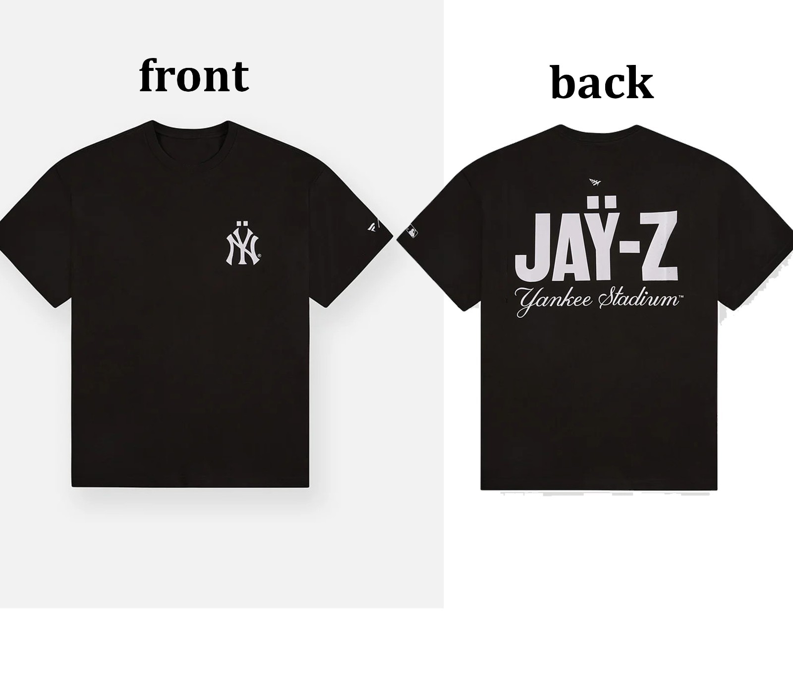 Jay-Z30 Yankeees Stadium 2026 reprint T-Shirt, printed on Sleeve Tee