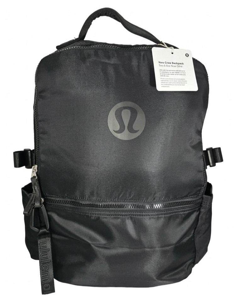 Lululemon Crew Backpack Black 22L Brand New - QUICK SHIPPING