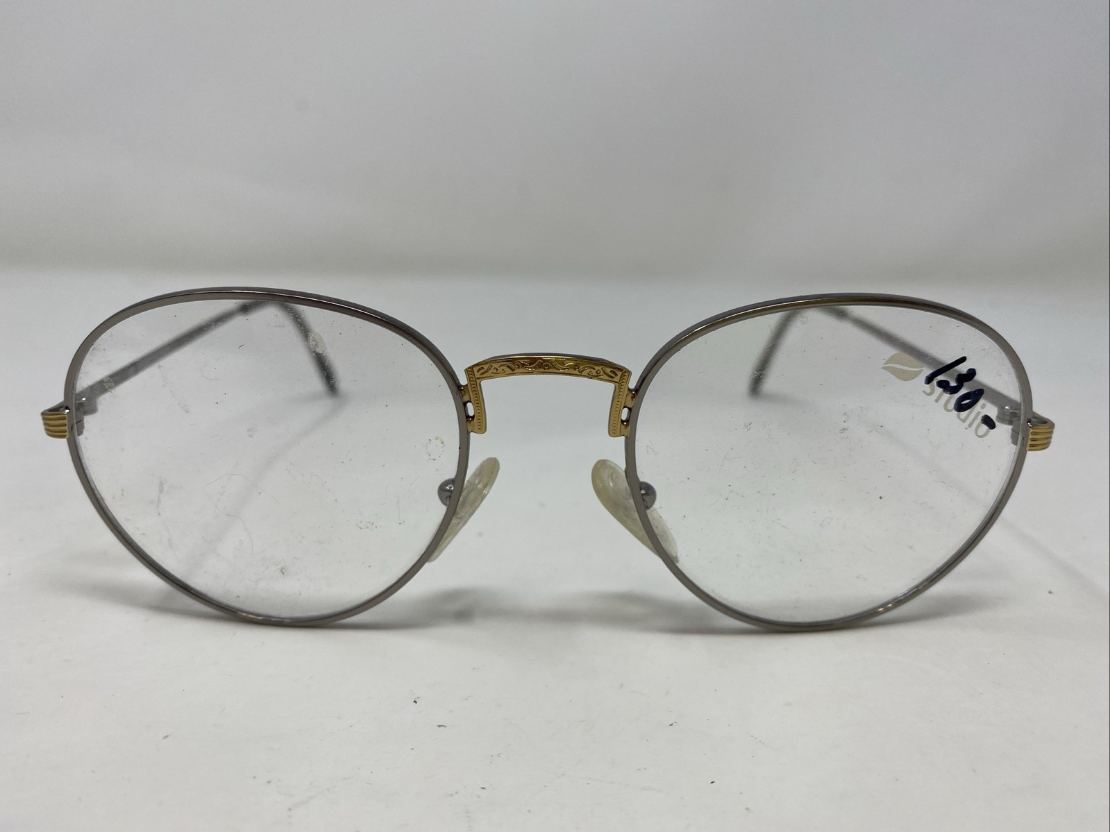 Studio Italy Metallic 190 357 52-21-140 Gold/Silver Eyeglasses Frame W358