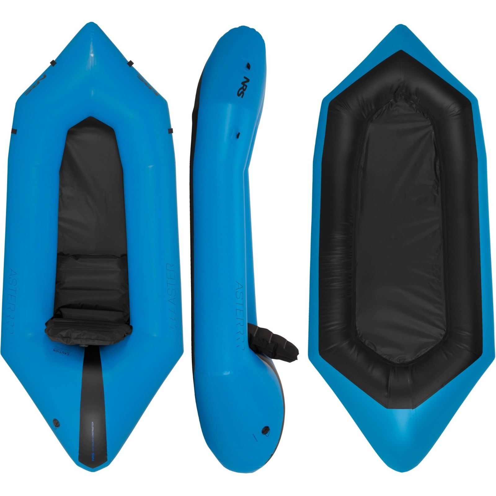 NRS Aster 7 Ft 6 In 1-Person Packraft Standard Floor Blue New Lower Than Retail NRS Aster 7 Ft 6 In 1-Person Packraft Standard Floor Blue New Lower Than Retail