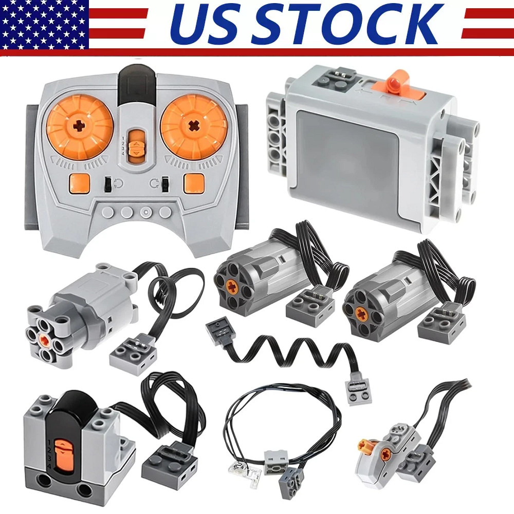 9Pack Motor Set Plastic Compatible with Lego Remote Control for STEM Projects US 9Pack Motor Set Plastic Compatible with Lego Remote Control for STEM Projects US