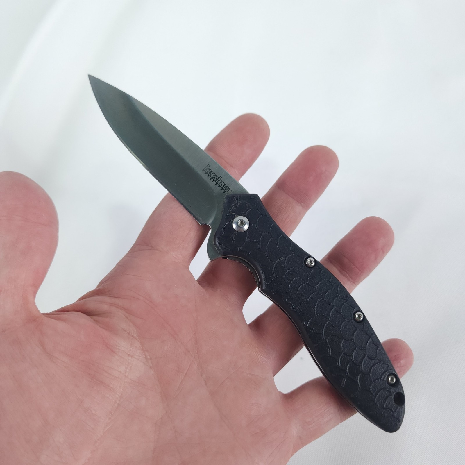 Kershaw 1830 OSO Sweet Folding Pocket Knife Drop Point Blade EDC Black Handle