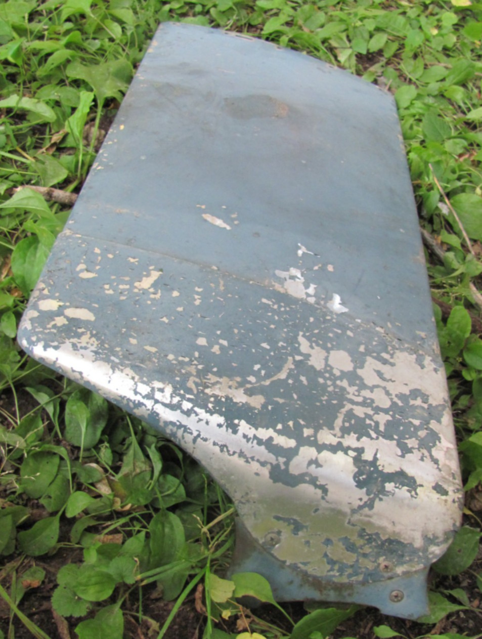 VINTAGE 1940s 1950s OUTSIDE SUN VISOR LH 1/3 PART AUTO TRUCK CAR RAT ROD HOT ROD
