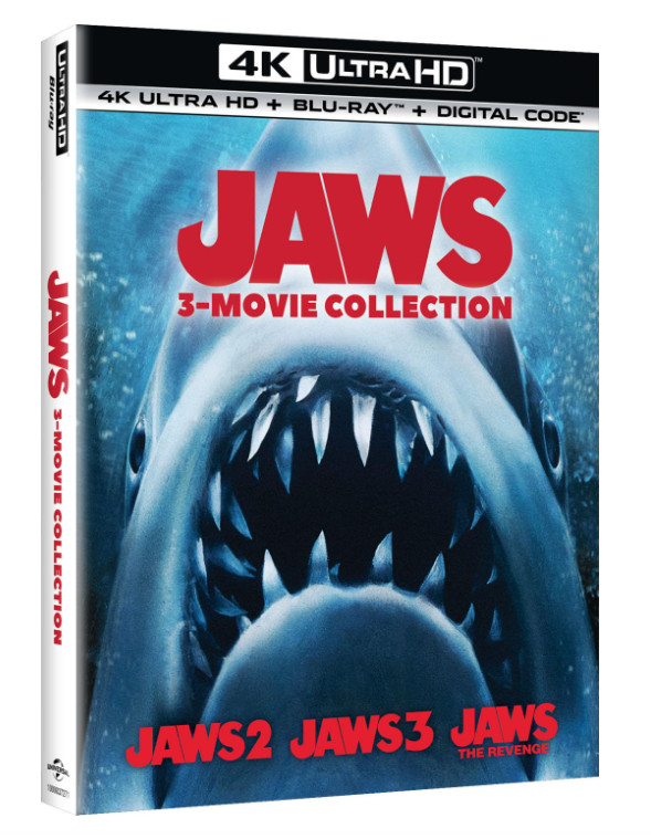 Jaws 3-Movie Collection - 4K Ultra HD + Blu-ray + Digital [4K UHD]