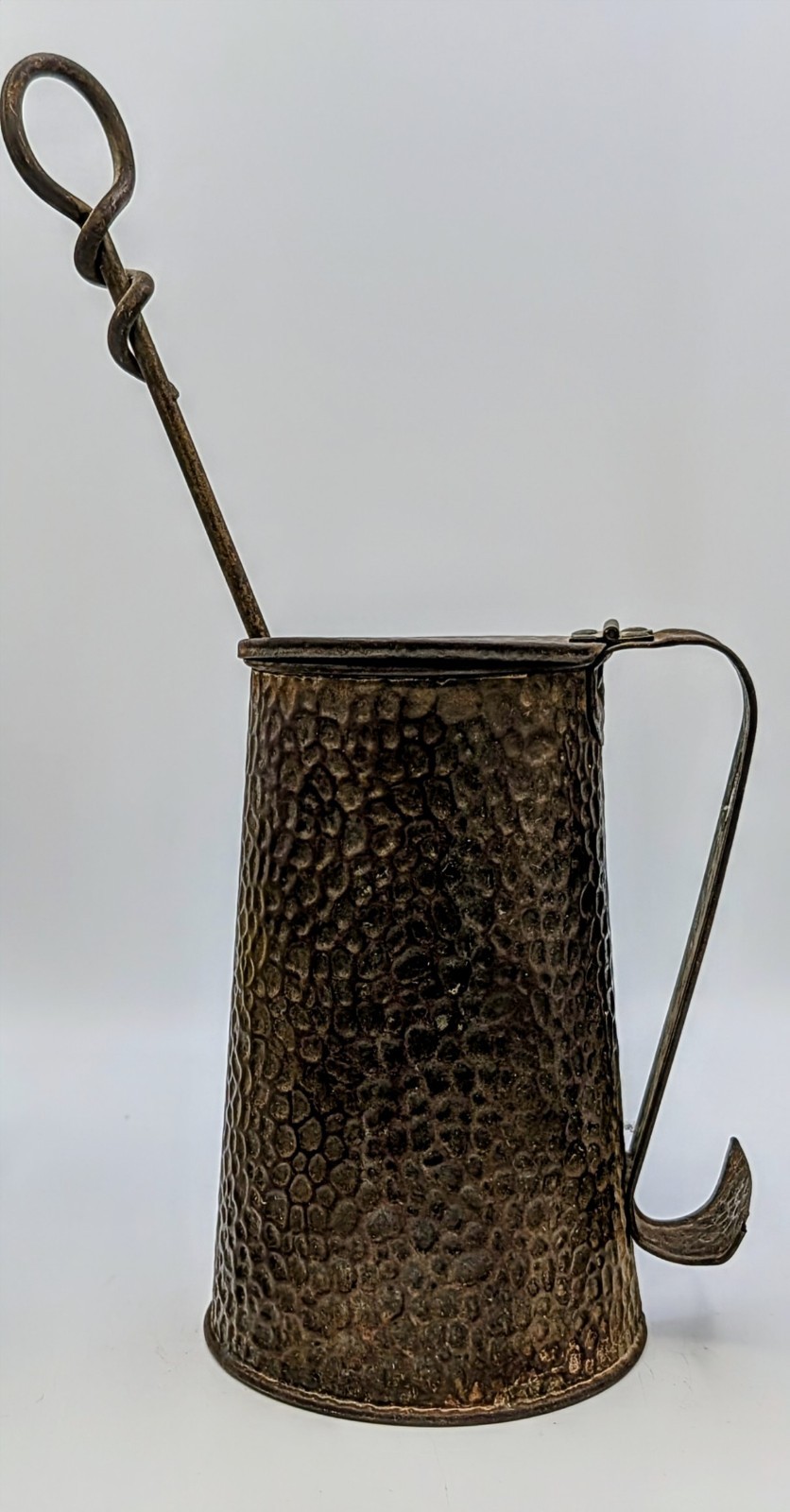 Vintage Howes Hammered Tin Cape Cod Fire Starter Primitive Hearth Fireplace Tool