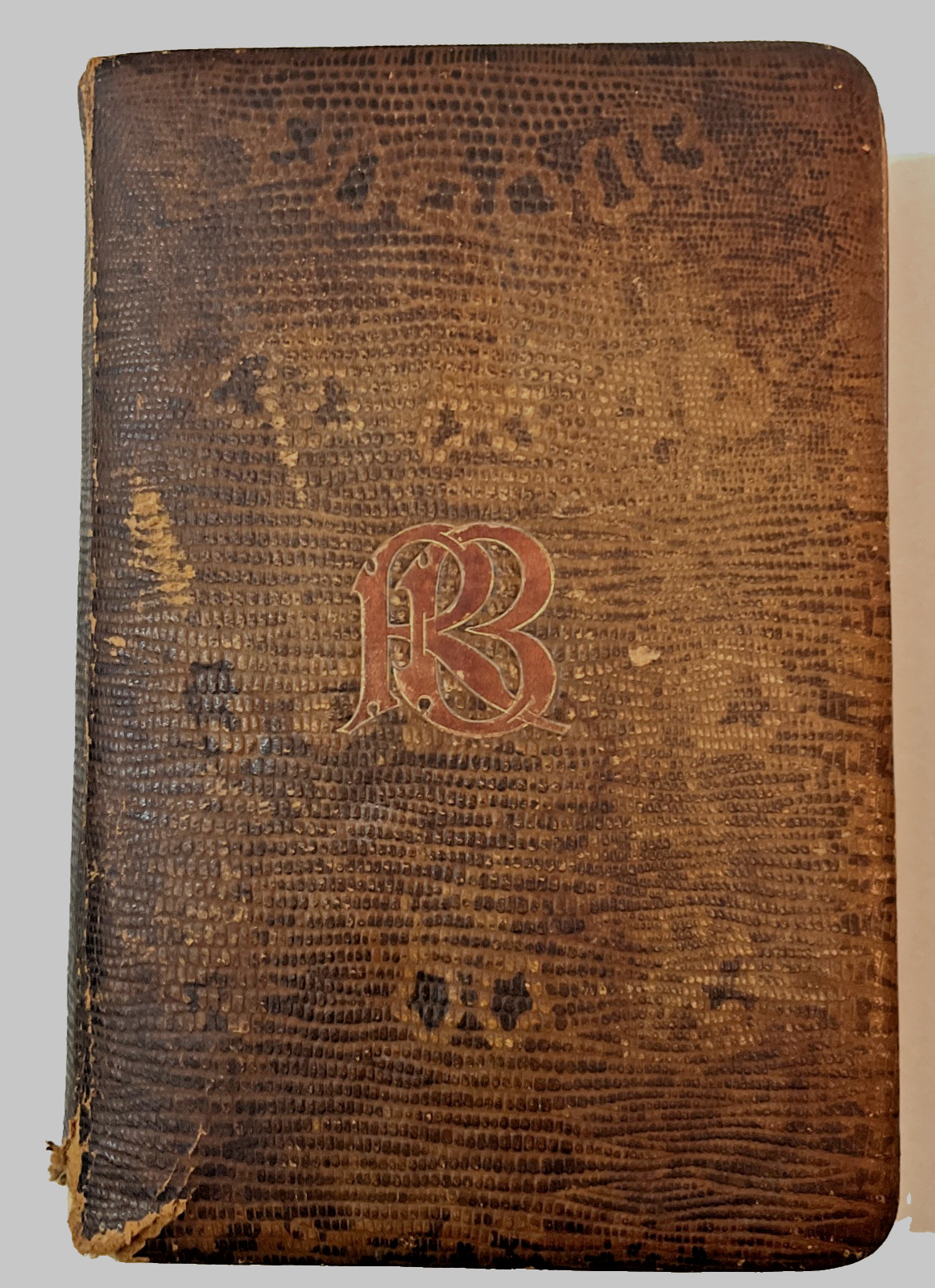 1895 Robert Browning Poetical Works Antique Book Leather Victorian Gold Gilt Edg