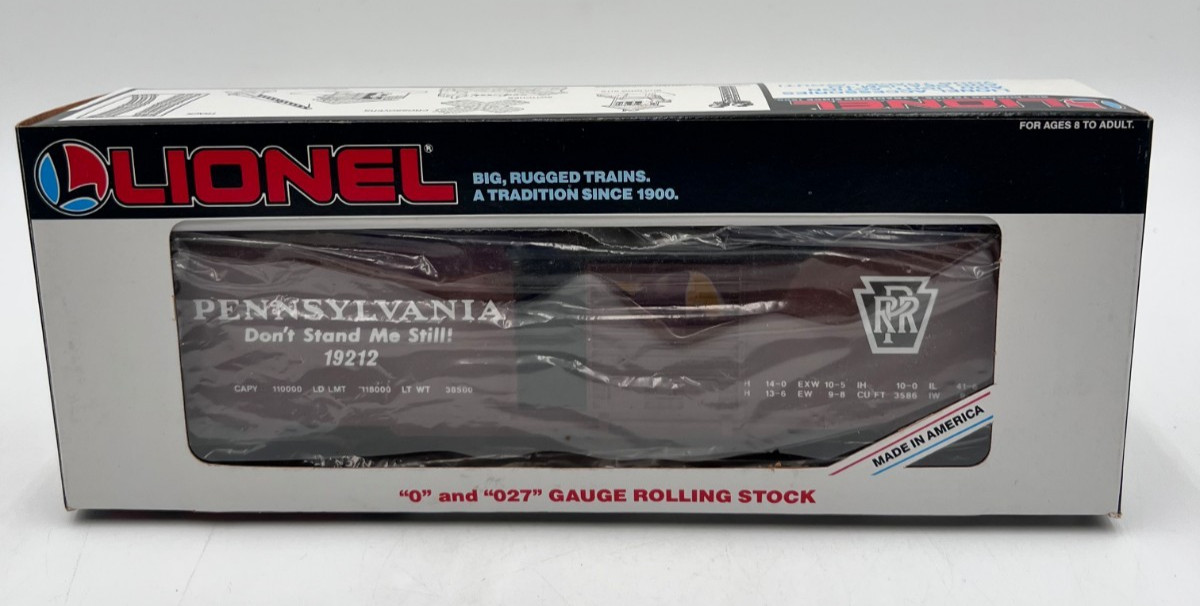 Lionel 6-19212 Pennsylvania Railroad Box Car O O27 Gauge Rolling Stock New Lionel 6-19212 Pennsylvania Railroad Box Car O O27 Gauge Rolling Stock New