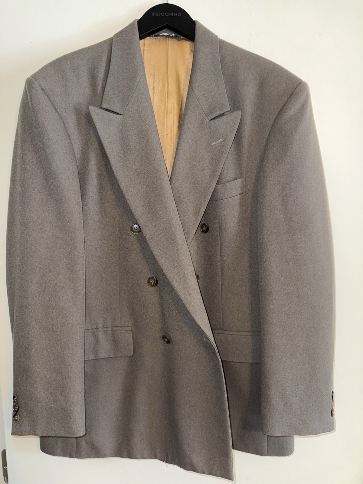 Haggar Men\'s Blazer Size 42R, Gray Wool, Handmade, Made in USA VTG