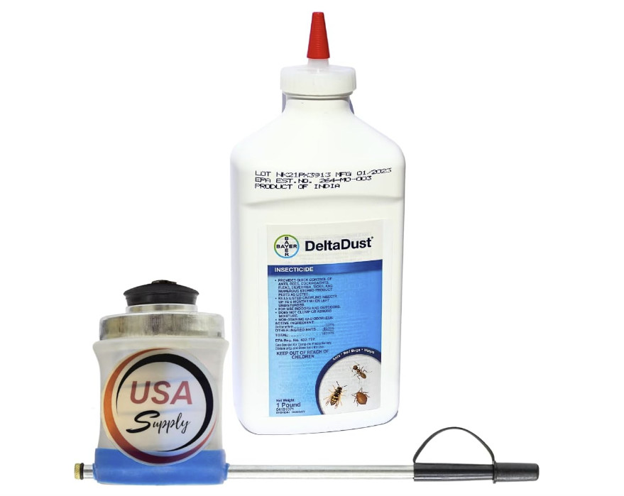 Delta Dust: Advanced Multi Use Pest Insecticide - Includes USA Supply Puffer Delta Dust: Advanced Multi Use Pest Insecticide - Includes USA Supply Puffer