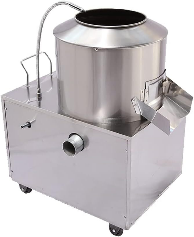 Commercial Potato Peeler 1500W Automatic Potato Washer Caster Electric 220kg/h Commercial Potato Peeler 1500W Automatic Potato Washer Caster Electric 220kg/h